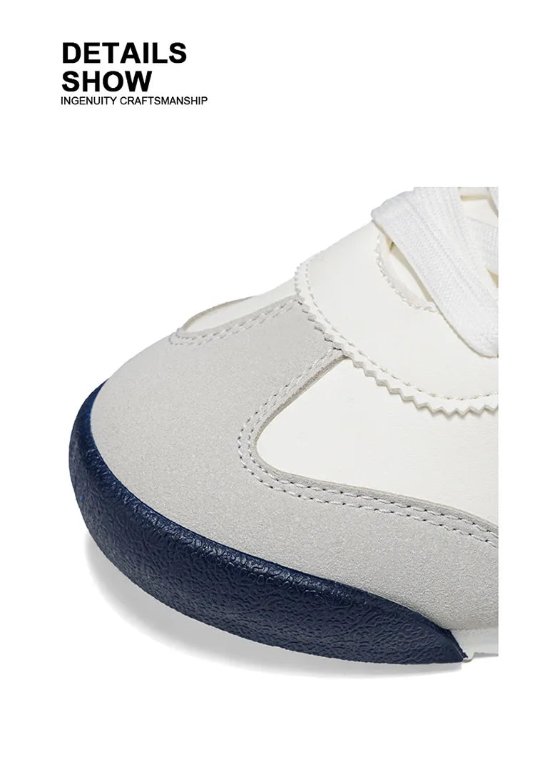 Men’s Striped Low-Top Lace-Up Sneakers