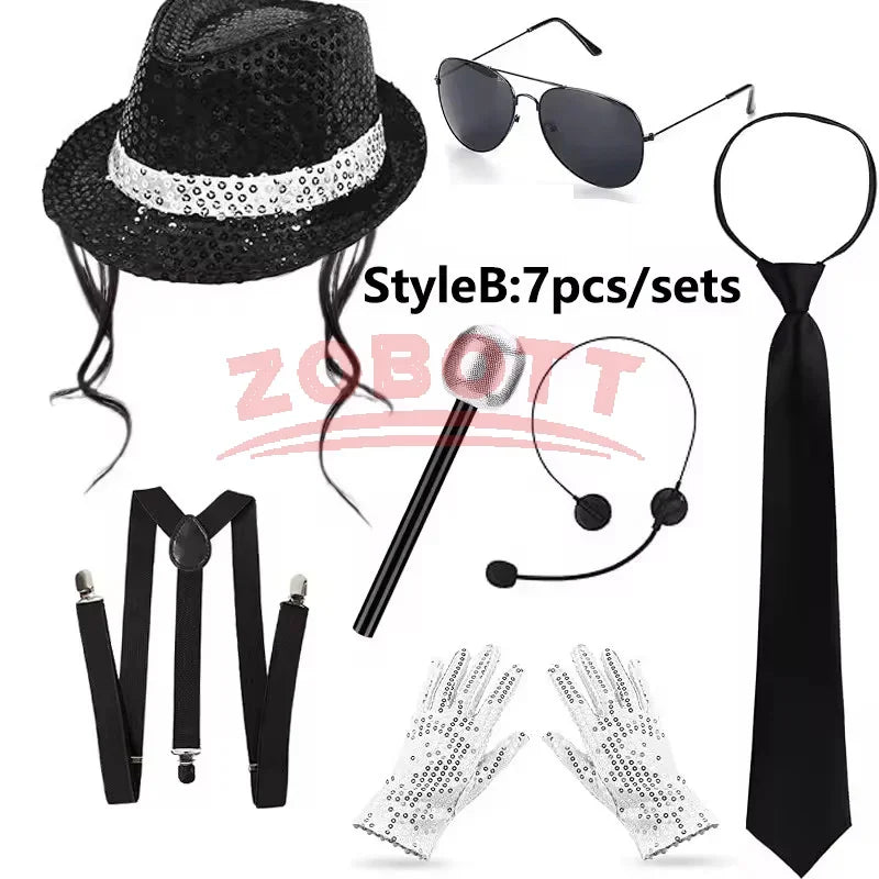 Michael Jackson-Inspired Costume Accessory Sets