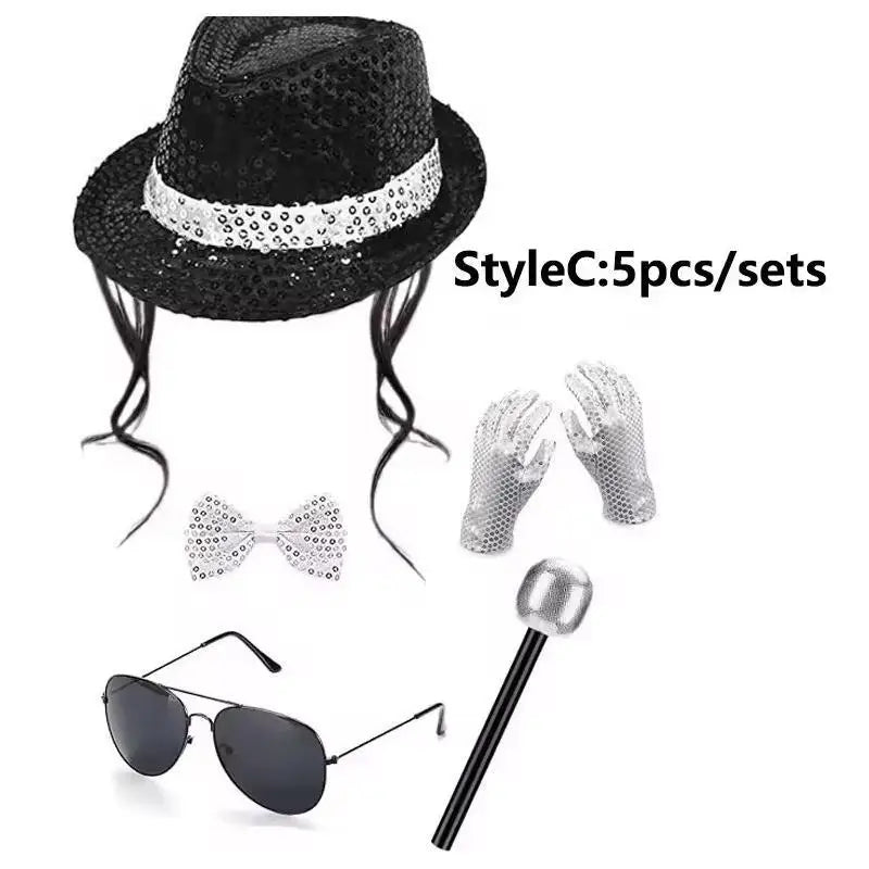 Michael Jackson-Inspired Costume Accessory Sets