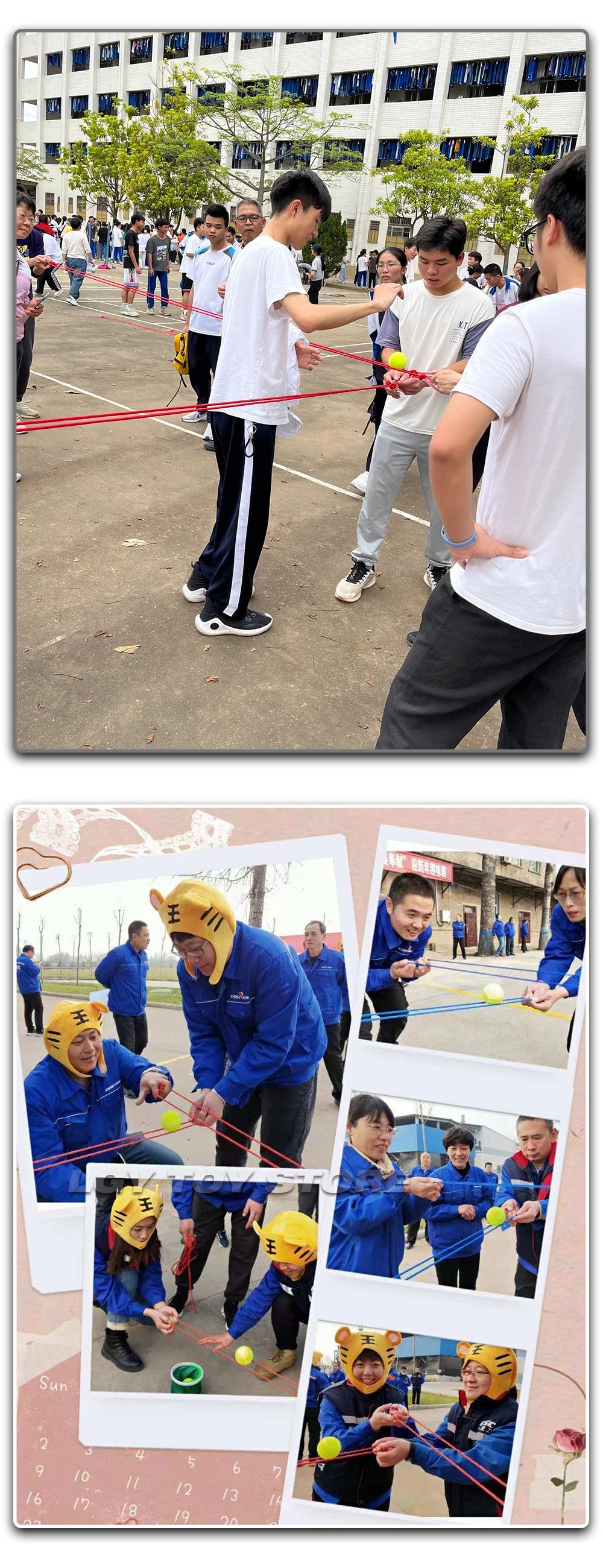 Teamwork Pull Rope Game - Team Building