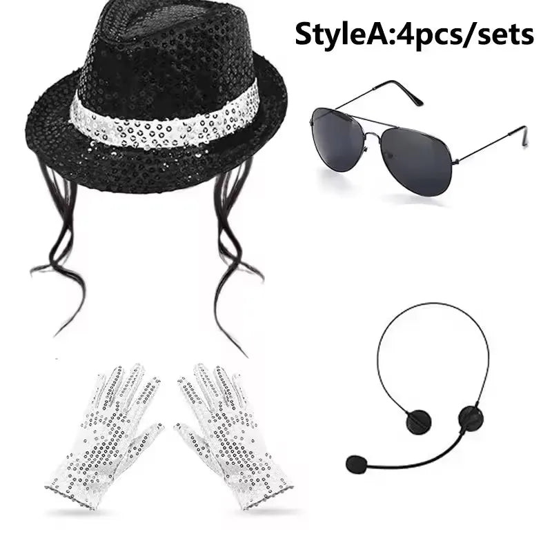 Michael Jackson-Inspired Costume Accessory Sets