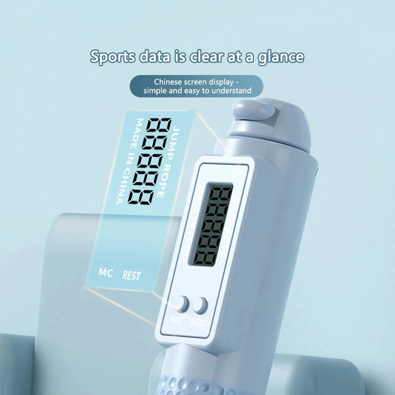 Draadloos springtouw met teller