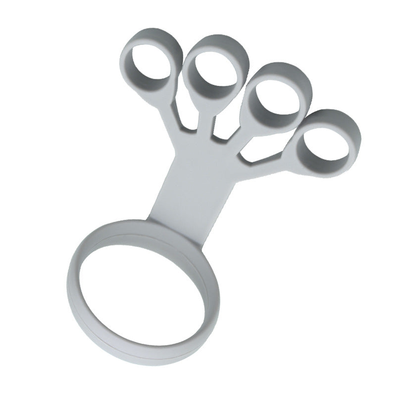 Gray hand exerciser on a white background