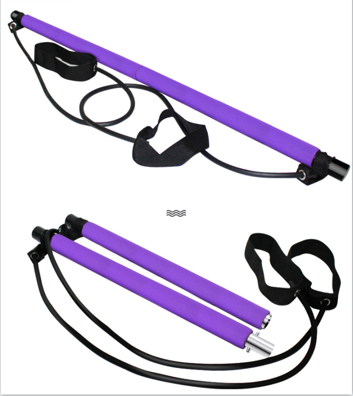 Pilates Bar Kit | Resistance Band Bar for Full Body Home Workouts