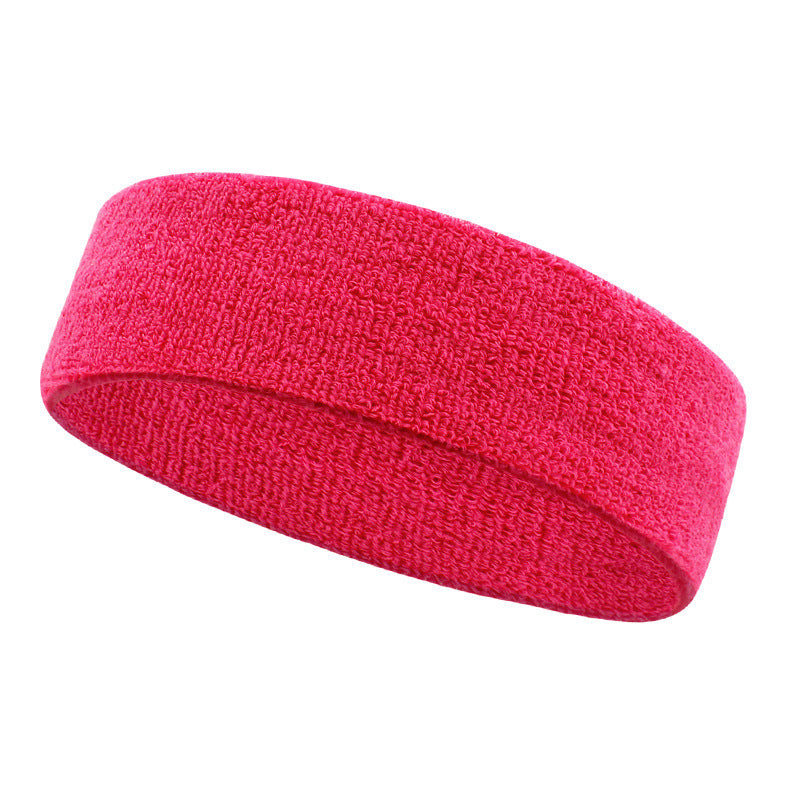 Pink headband on a white background